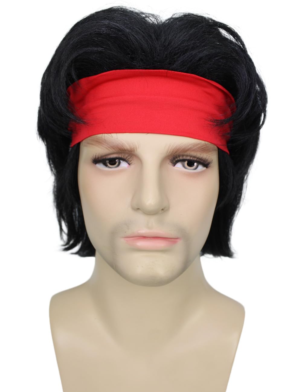 Wigs2you Парик H-5610 Для взрослых Мужской 12 дюймов Средняя длина Хэллоуин Косплей Анимация Видеоигра Ретро Боец Улиц Парик Синтетическое Мягкое Волокно wit