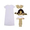 Sydanne Kids Ancient Egyptian King Pharaoh Robe Jumpsuit Cosplay Costume Halloween Dance Stage Performance Clothes