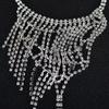 Sexy Beach Tassel Thong Lingerie Bikini Panty Briefs Women Crystal Rhinestone Body Chain Waist Belly Jewelry Party