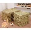 Pet Straw Mat, Hand-woven Rabbit Straw Mat, Guinea Pig Hamster Guinea Pig Foot Mat, Rabbit Straw Nest, Pet Supplies