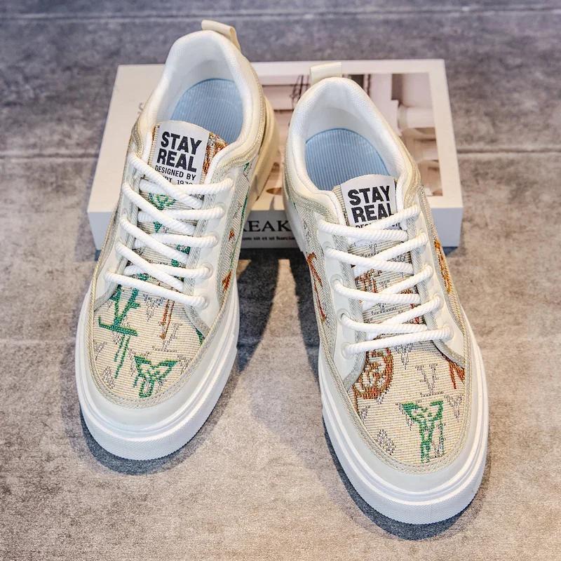 Men's Casual Sneakers Man Trend Men Athletic Shoes on Sale Original Replicas Brands Mens Tennis Deals Low Price Shoes Male