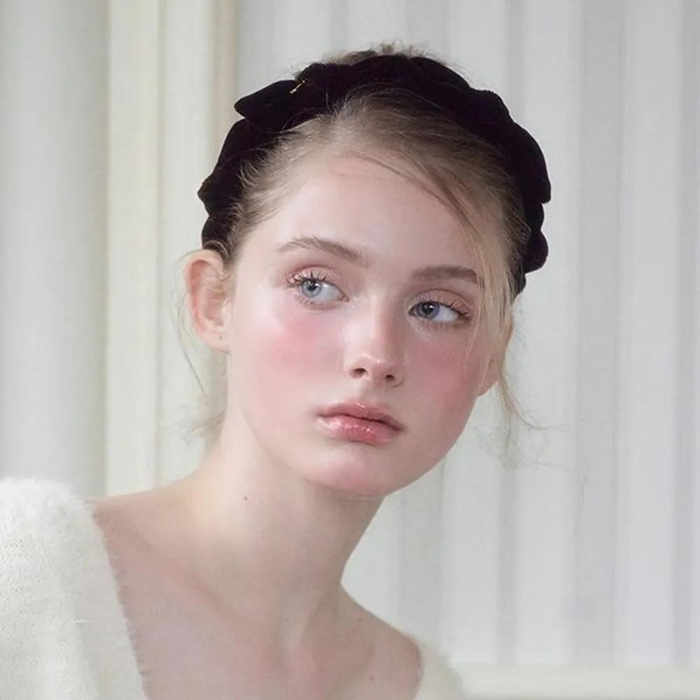 Joy Velvet Ribbon Hairband JP-25-142HB brown