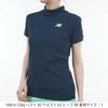 Golf Short Sleeve Mock Neck Shirt Sweat Quick 0 [New Balance] Women's (FIELDSENSOR EX Absorbent, Drying, Stretch) / 012-4166510 121_Navy [S]