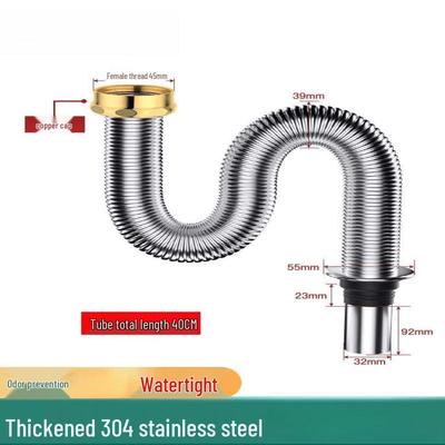 Kitchen Sink Drain Pipe Set