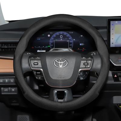 Suitable for Ultra-Thin Breathable Leather Steering Wheel Cover Suitable for Chr Yaris Auris Rav4 Corolla Hilux Wish Roomy Aqua Prius 30 Prob