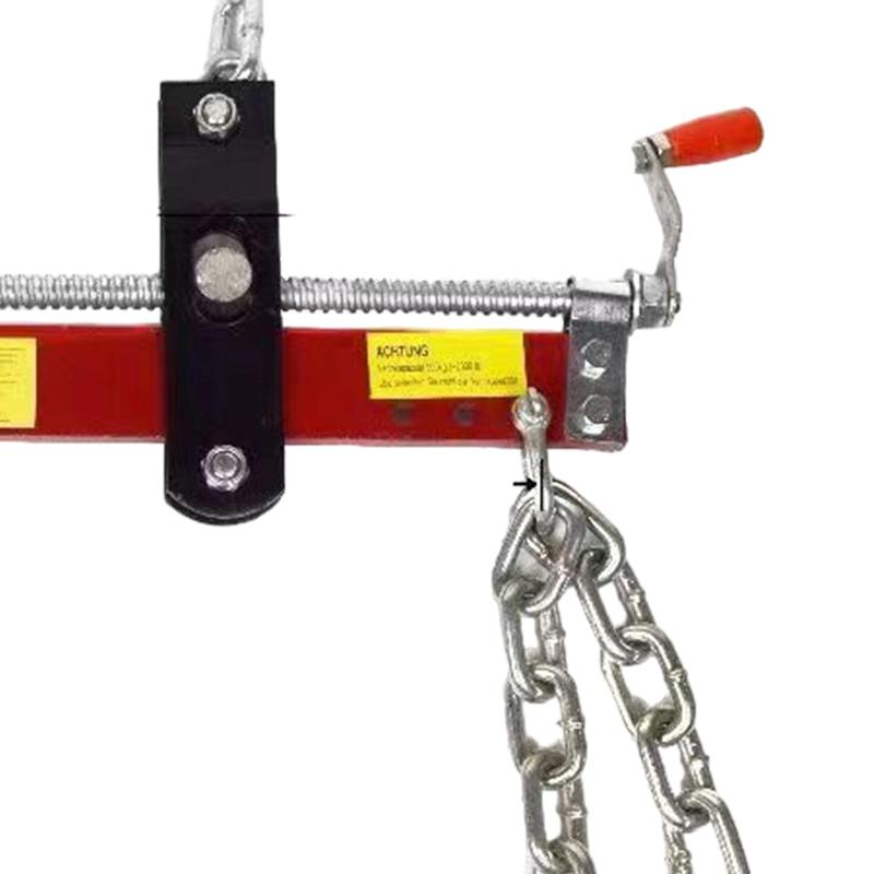Engine Hoist Bracket with Chain Support Adjustable Load Leveler Crane Accessory for Garage and Workshop