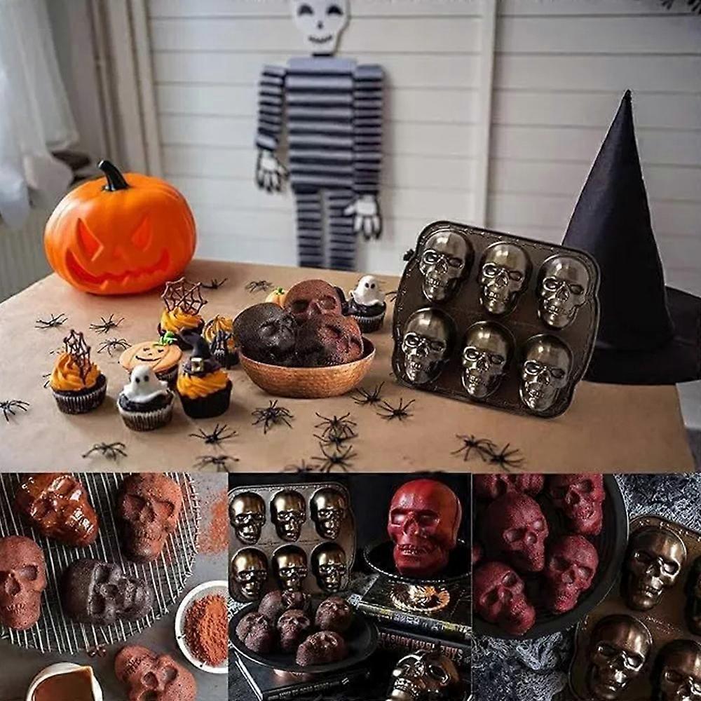 Skull Molds For Baking Skull Baking, Halloween Skull Baking Pans Skull Pizza Pan