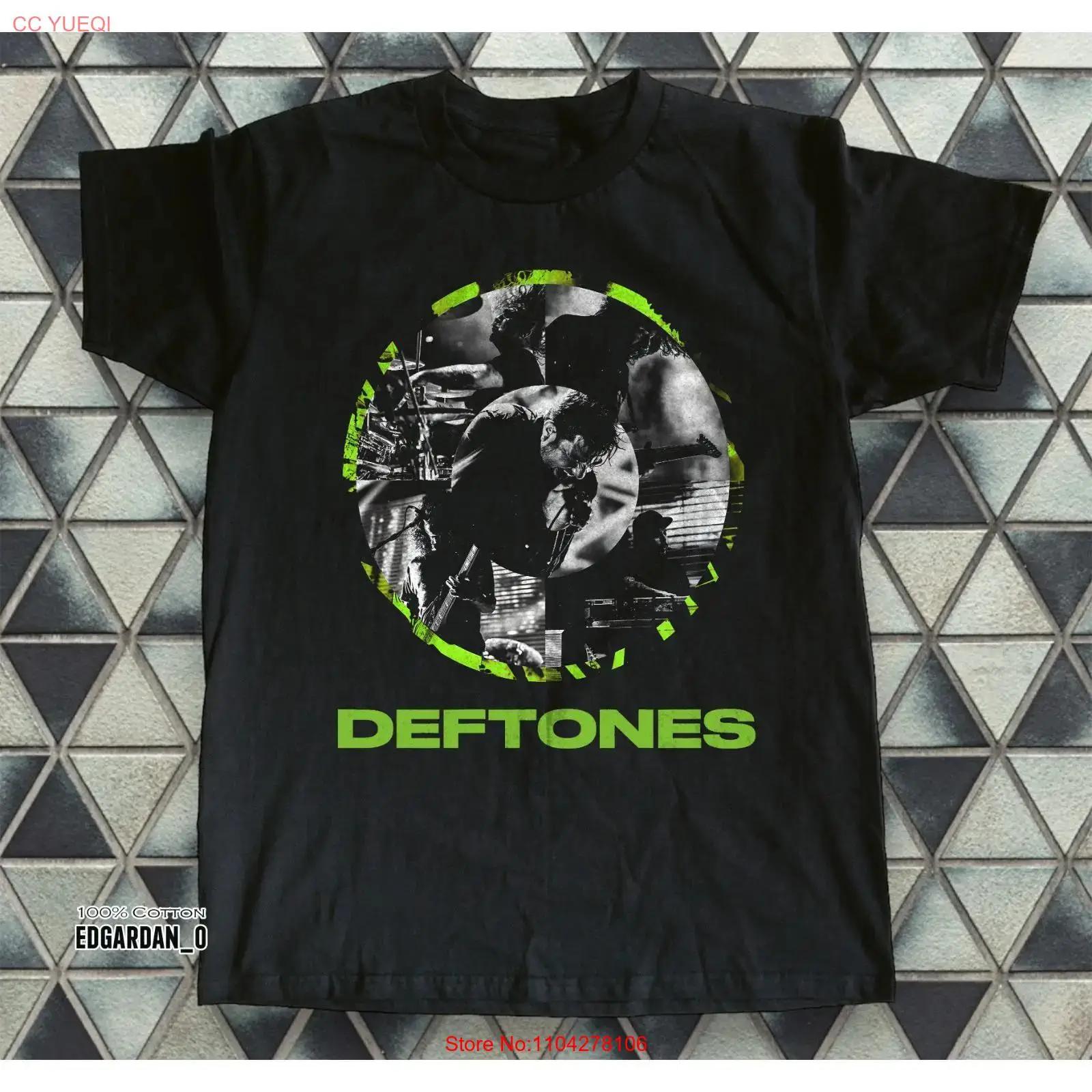 

DEFTONES Australian Tour 2025 Black T shirt Size S 5XL vintage Washed fashion Slightly Soft Breathable Versatile graphic S разноцветный