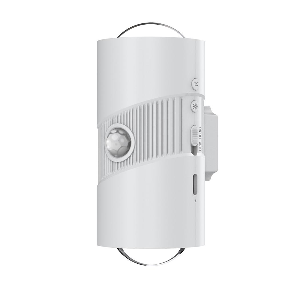 LED Intelligent Wall Lamp with Motion Sensor Wireless Night Light Adjustable Atmosphere Light for Bedroom Living Room Lighting