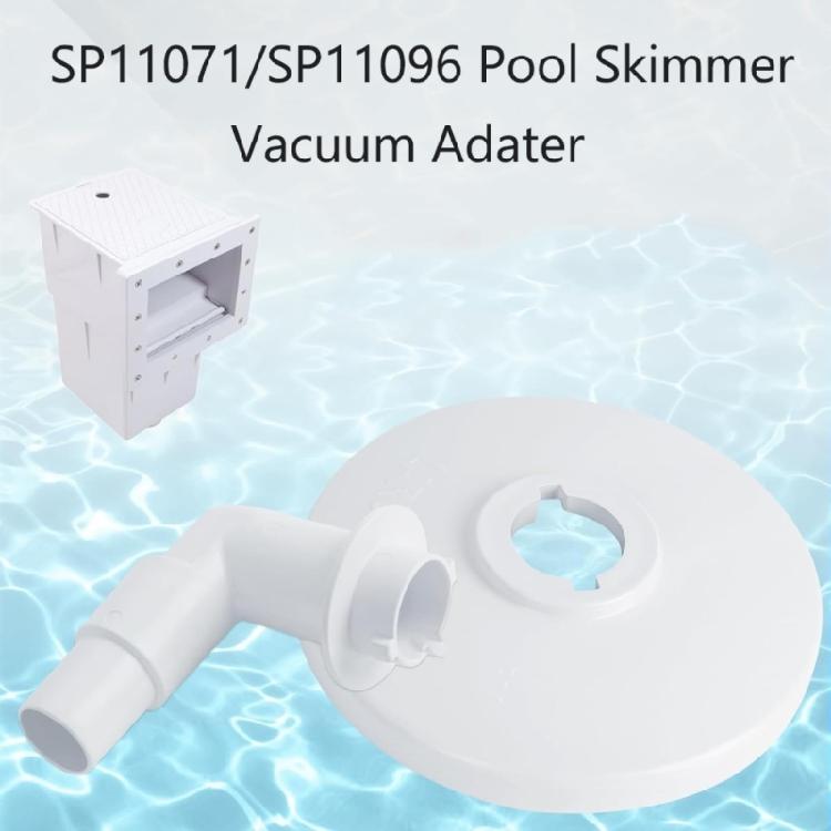 Piastra di Collegamento per Aspirafango Piscina e Gomito a 90 Gradi per Adattatore Tubo Aspirafango Skimmer SP11071 Facile da Installare