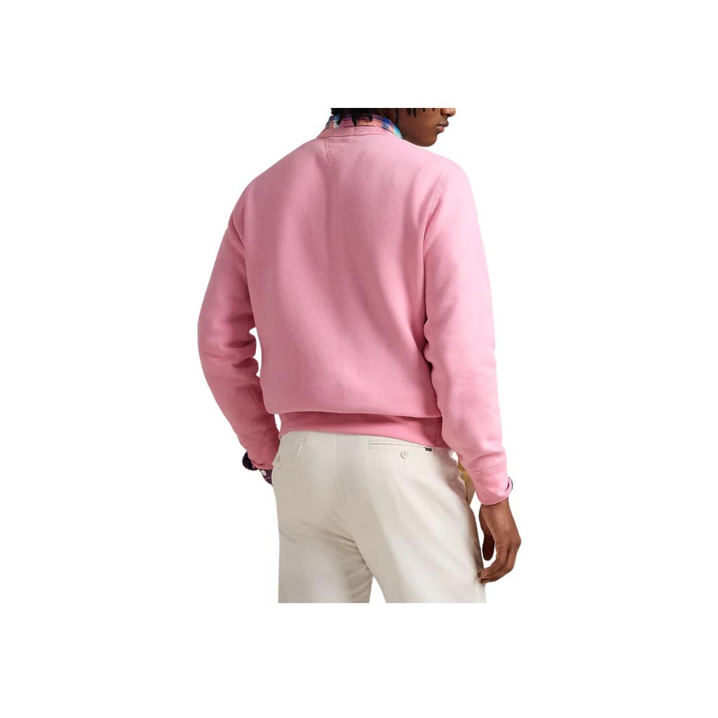 Polo Ralph Lauren Crew Neck Logo Long Sleeve Sweater Men Sweater Pink 710766772-063