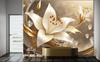 Wallpaper Golden glamour flower