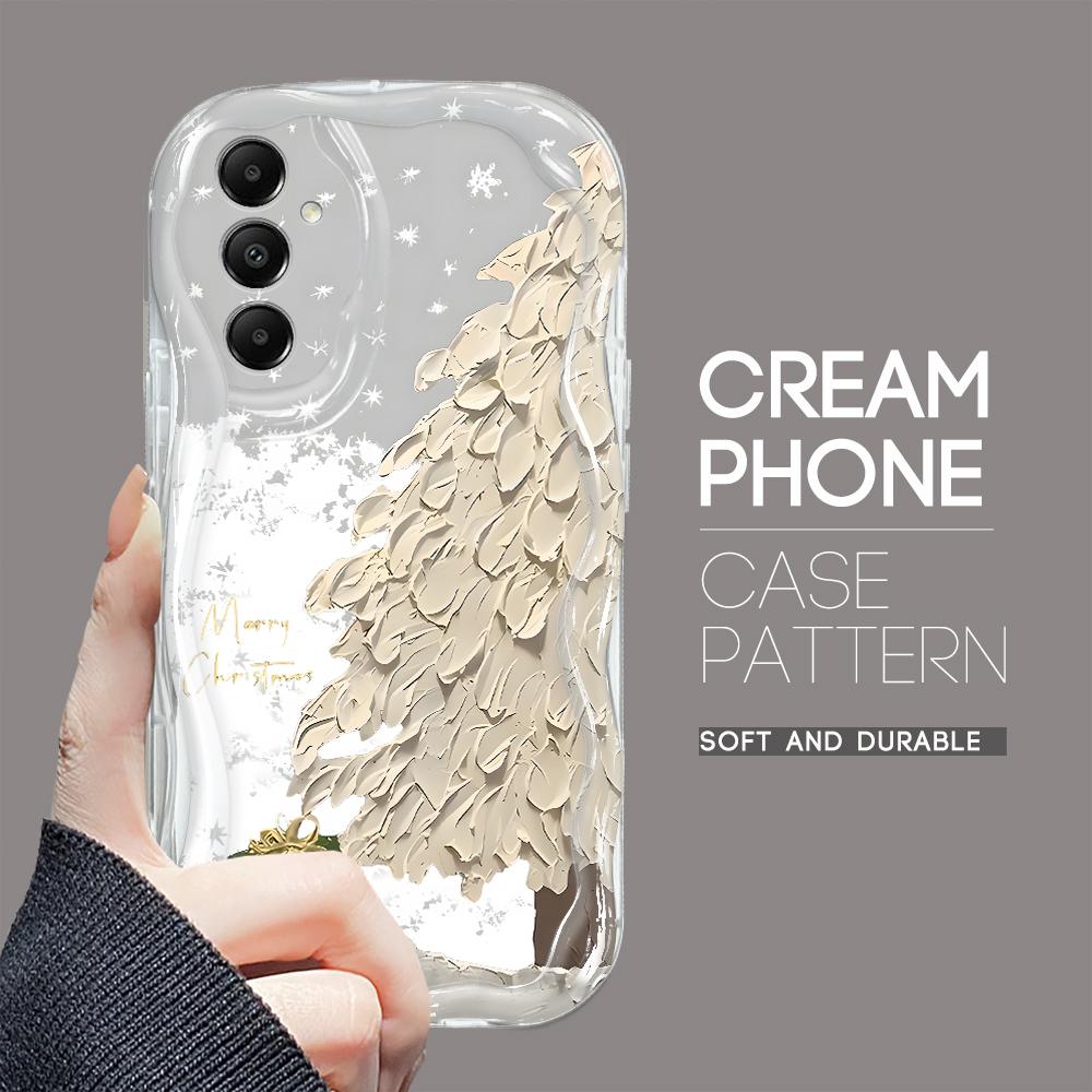 

Милый мультяшный узор, кремовая текстура, мягкий силиконовый чехол с волнистыми краями, чехол для телефона Samsung Samsung S23 5G прозрачный