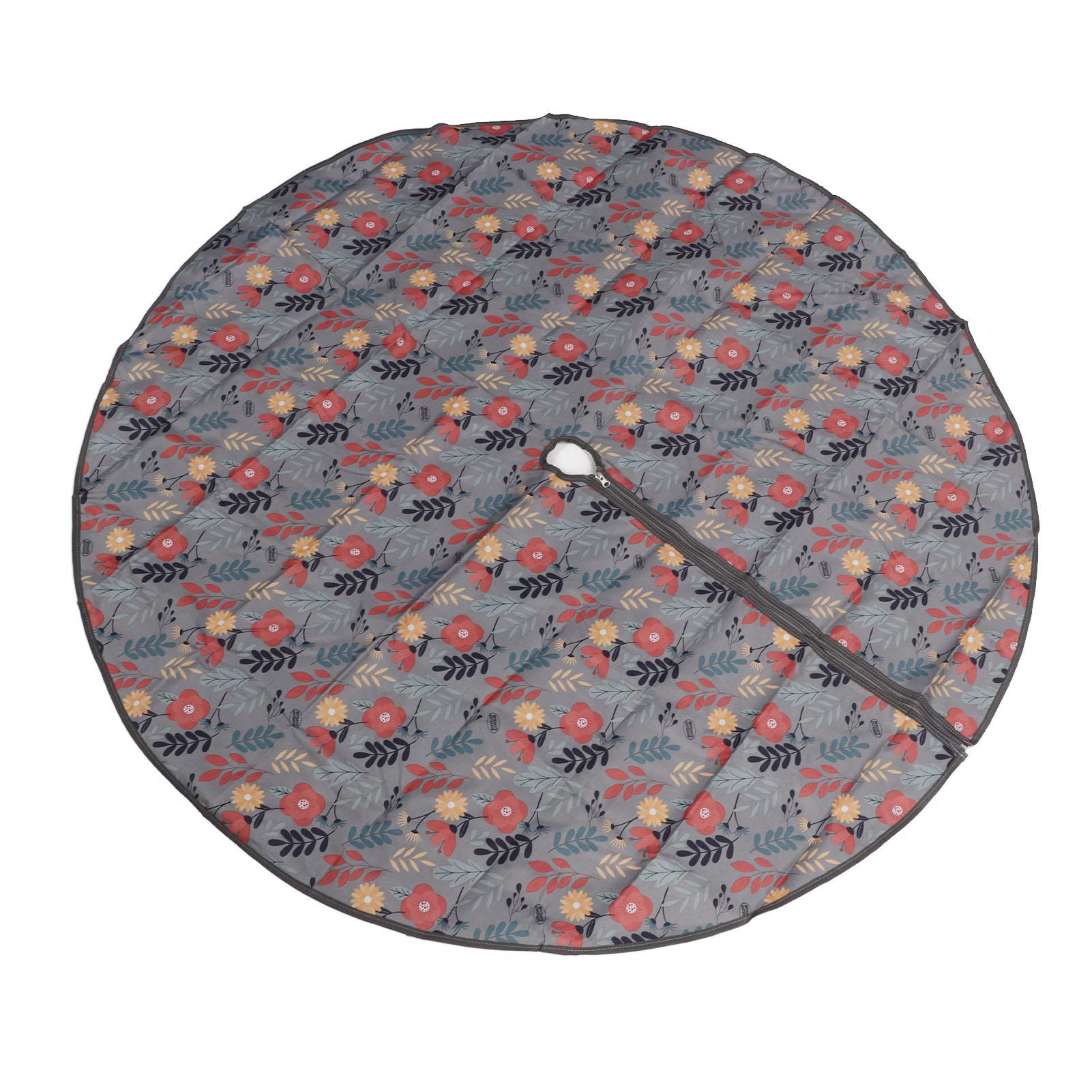 Outdoor Round Tablecloth Waterproof Printed Round Table Cover Dustproof Terrace Courtyard Garden Tablecloth