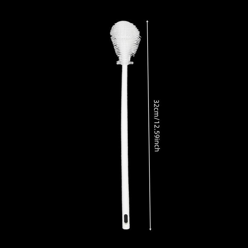 Flexible Silicone Long Handle Bottle Brush Multifunctional Water Bottle Cleaning Brush for Kitchen Home Use