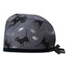 Adjustable Cotton Surgical Cap with Cartoon Print for Women and Men