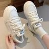White Casual Sport Sneakers for Women Spring Autumn New Designer Board Luxury Shoes Female Fashion Solid Color  Mujer