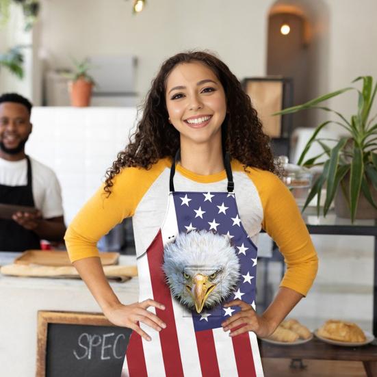 

Фартук с карманами, нагрудные фартуки с регулируемым шейным ремешком, водонепроницаемый фартук для приготовления пищи, выпечки, барбекю, садоводства A