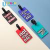 Soft PVC Rubber Luggage Tag with Boarding Strap and ID/Card Holder