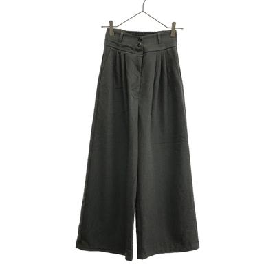 AMERI UNDRESSED Tack Wide Pants S Gray Women Used