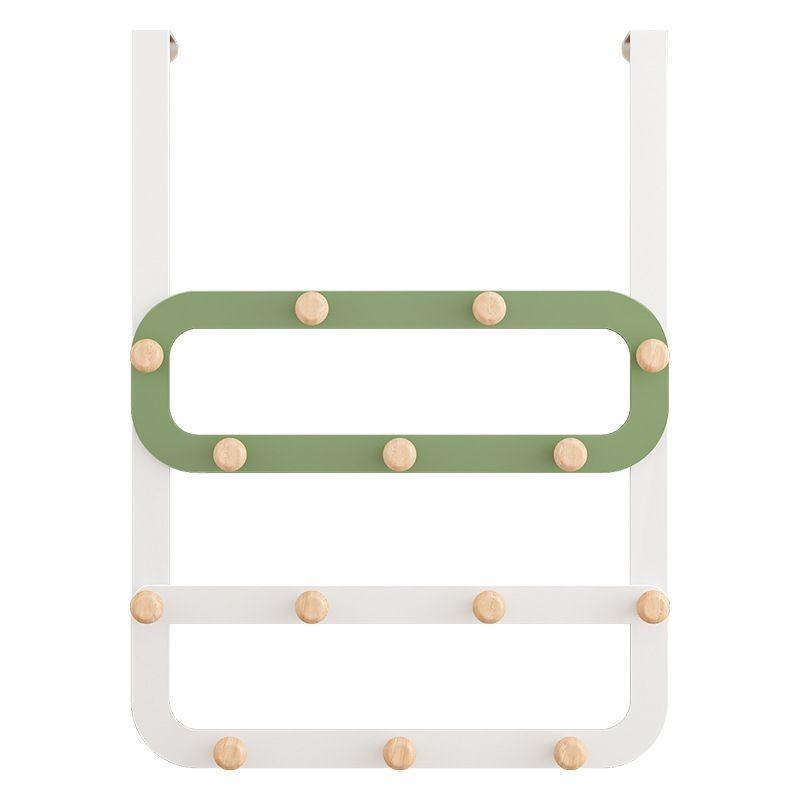 Hanging Clothes Hook Behind The Door No Drilling Installation Multiple Rows Hangers Wall Mount Bedroom Clothes Hook