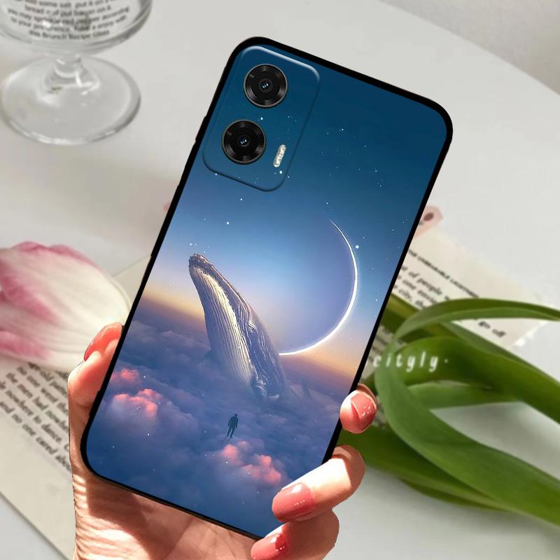 Etui do Moto G35 5G G 35 Matowe Miękkie Silikonowe TPU Odporne na Wstrząsy Pokrowiec na Telefon Dla Motorola Moto G35 5G Ochrona Obiektywu Fundas Capa