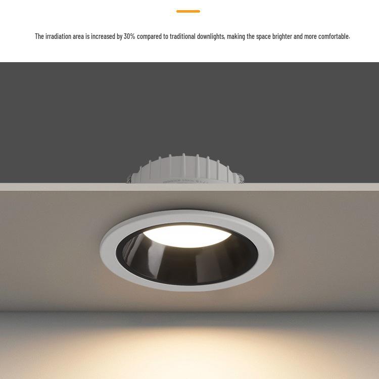 Narrow Bezel Anti-Glare Recessed Downlight for Living Room