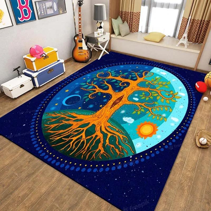 

Abstract Tree Floor Mat Door Decoration Home Living Room Floor Mat 40x60cm