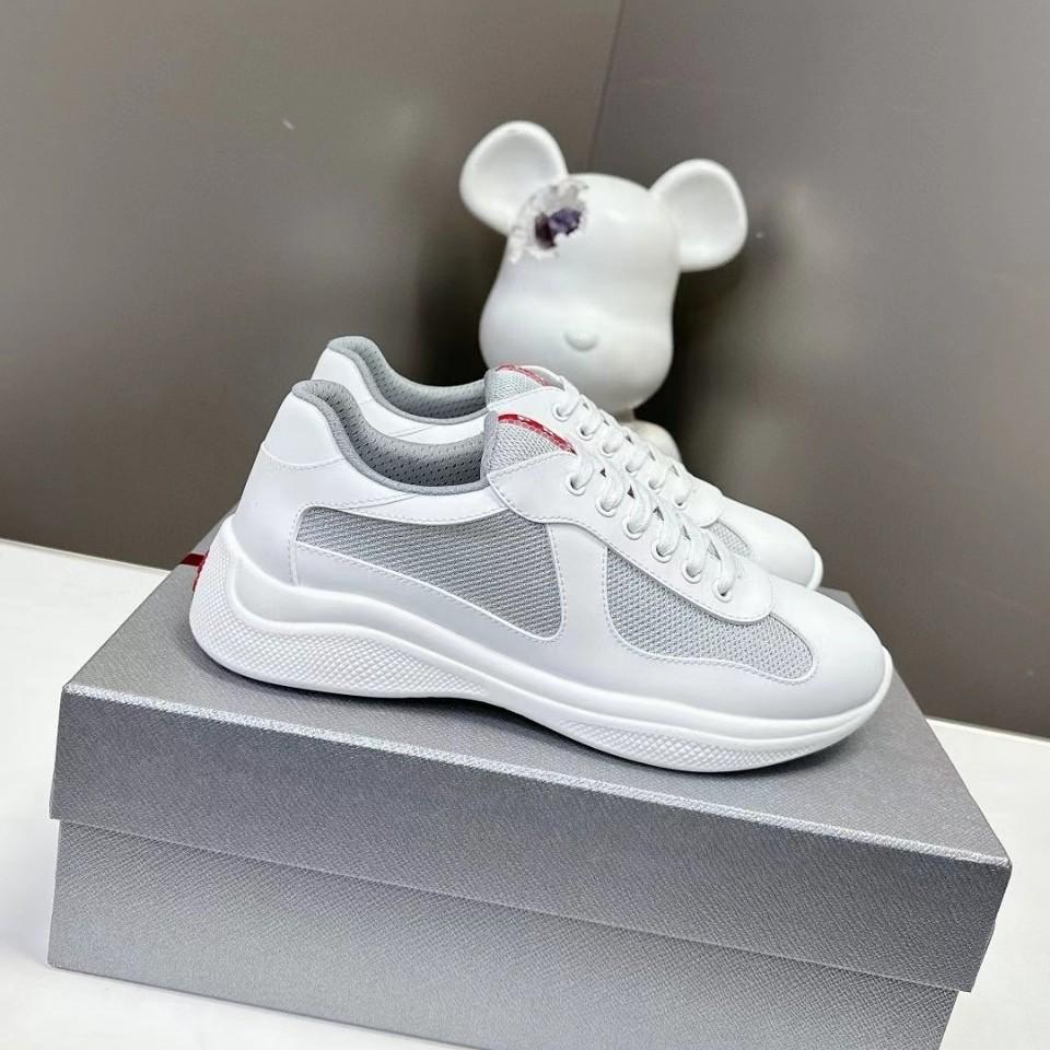 Men's Casual Trainers with Genuine Leather Uppers and Non-slip Rubber Soles; Breathable and Comfortable