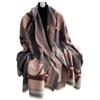 Horses Versatile Temperament Autumn And Winter Thickened Scarf Long Outer Shawl Fringed Jacquard Cape Women
