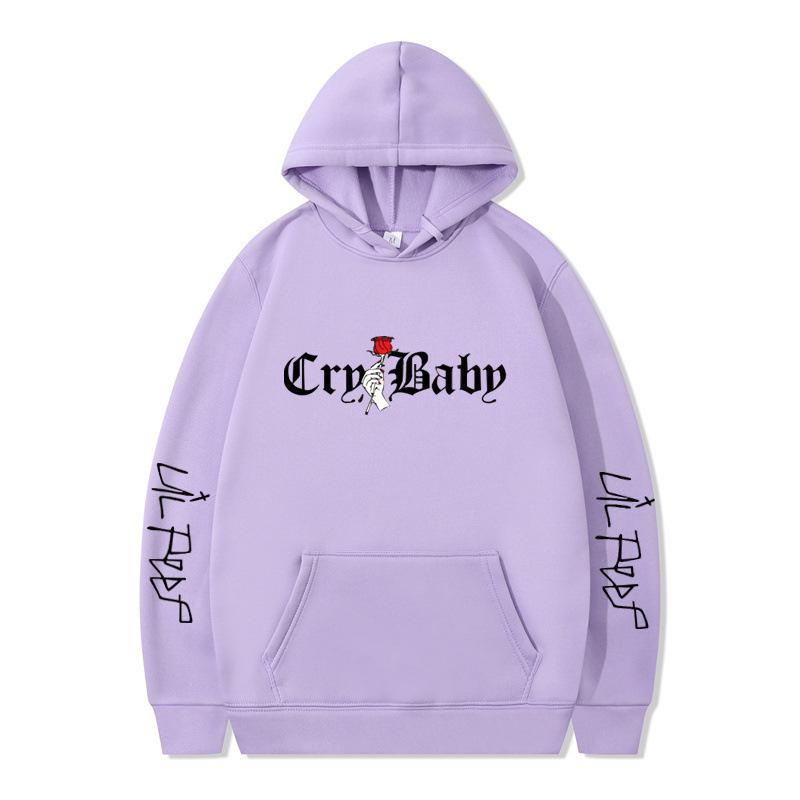 New product, American rap singer lil peep shirt men's and women's fleece hooded sweater
