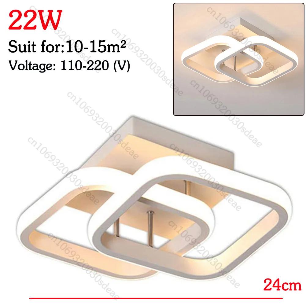 Rings Circle Ceiling Hanging Modern Luxury LED Chandelier Pendant Lights Nordic Home Light Suspensions Luminaire Home Decoration