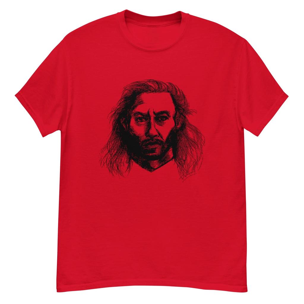 Twin Peak Bob sketch David Lynch fan art red t-shirt