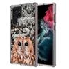 Snow Cute Owl Animal Capa Phone Case For Samsung S26 Ultra S25 Edge Galaxy S23 S21 S20 S24 FE S22 S10 Plus Cover Clear TPU Shell