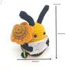 Handcrafted Wool Penguin Emoji Crochet Toy