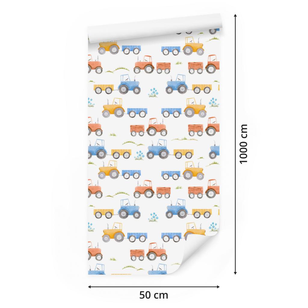 Tractors Wallpaper for Living Room and Bedroom 50x1000