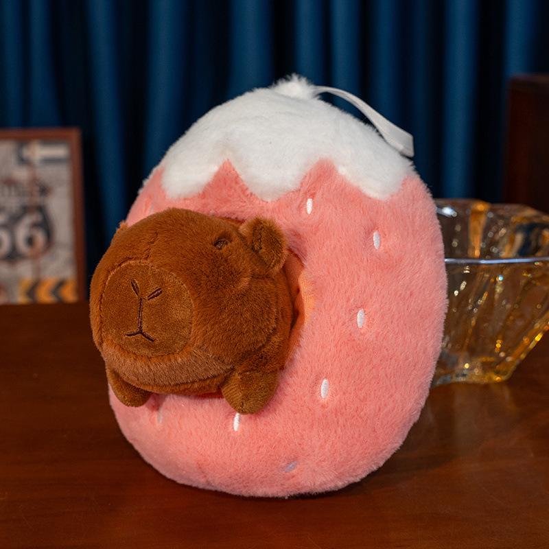 

Авокадо Капибара креативная плюшевая игрушка-подушка кукла для подруги на день рождения подарок кукла 25cm