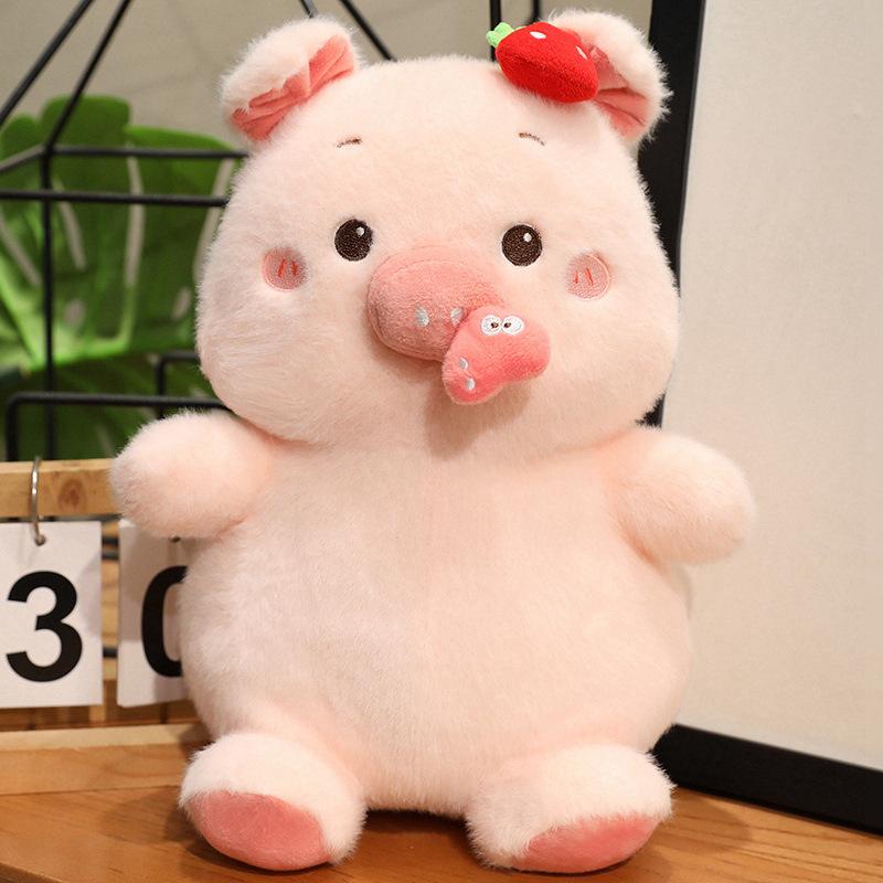 Pull line animal puppy capybara doll plush toy puppy west highland doll child soothing rag doll