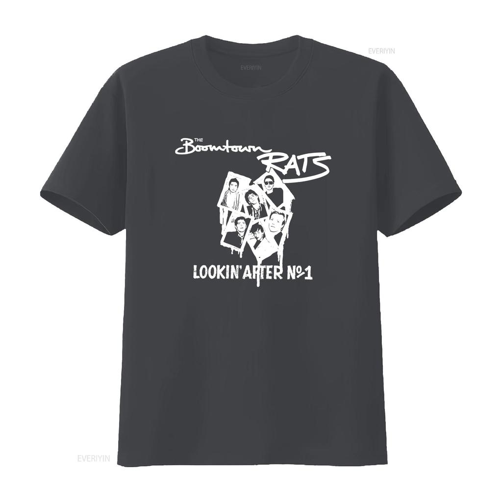 The Boomtown Rats Lookin After No 1 Music Band T Shirt Stylish Rock Merch for Fans Vintage Washed Slightly Comfortable