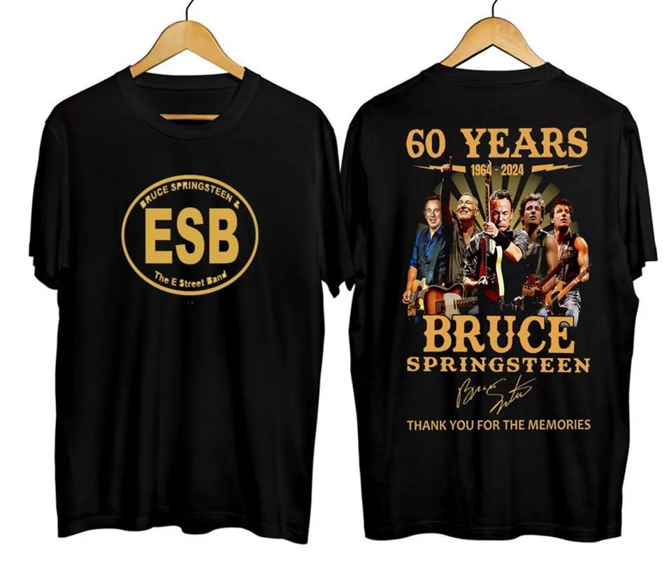 

Bruce Springsteen 2024 Tour T-Shirt, Heavyweight Concert Tee 4XL
