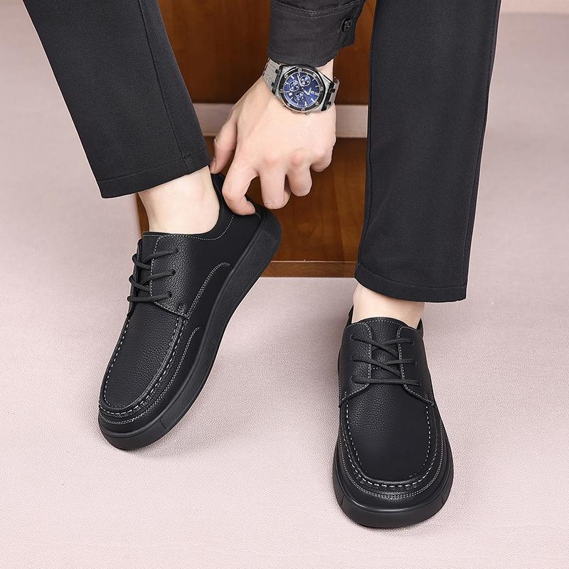 Fashion Casual Men's Shoes Designer's Comfortable Style Office and Leisure Business Outdoor Leisure Street Walkingleather Shoes Young