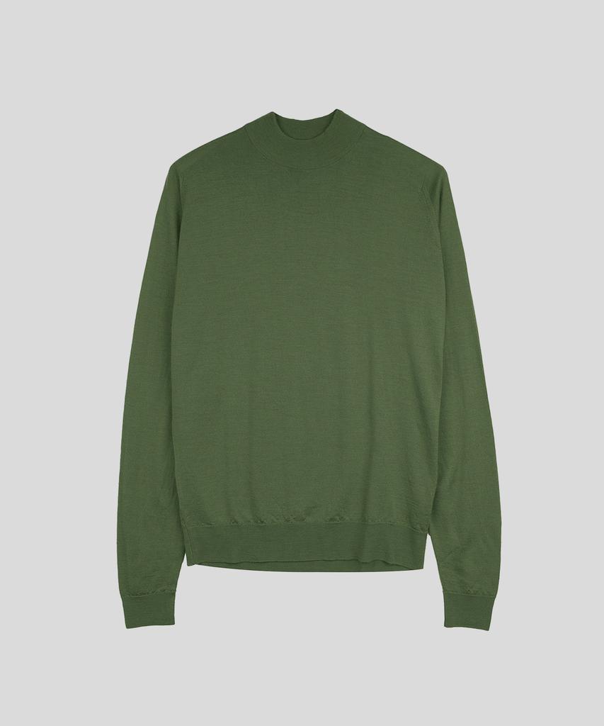 Jonseumedeulli Harcourt Merino Wool Mock Neck Knit Heritage Two 8 Colors