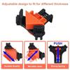 Professional Woodworking 90° Right Angle Clamps - Premium Accurate Frame and Cabinet Assembly Tools for Carpentry and DIY