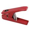 Gitarrenplektrum Lochstanzer Größe Verstellbar Multifunktional Tragbar Gitarrenplektrum Schneider Maker Rot