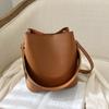 Bags for Women's Fashion Vintage Large Capacity Handbags Luxury Female Simple Bucket Crossbody Shoulder Bag Autumn New
