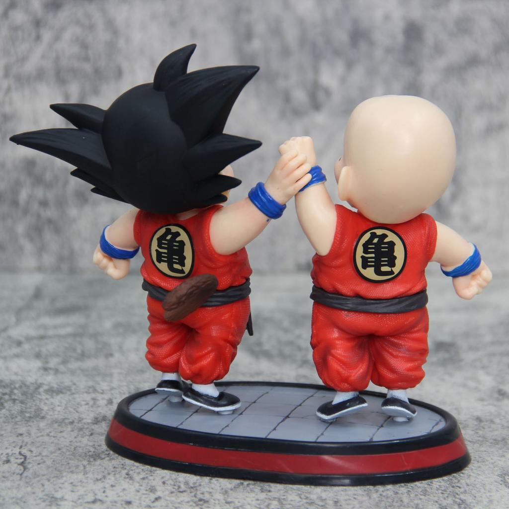 15cm Dragon Ball Z Anime Kid Goku Krillin Figure Krillin Son Goku Pvc Model Statue Doll Collection Decoration Toys Birthday Gift