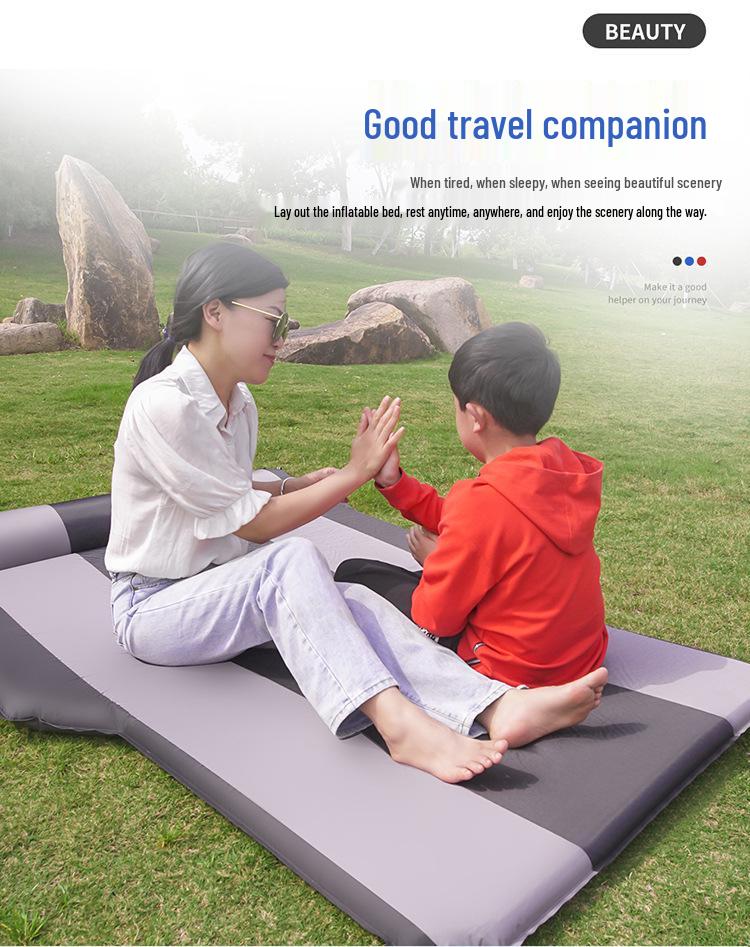 Thickened Travel Car Mattress: SUV Inflatable Bed for Self-Driving Tours