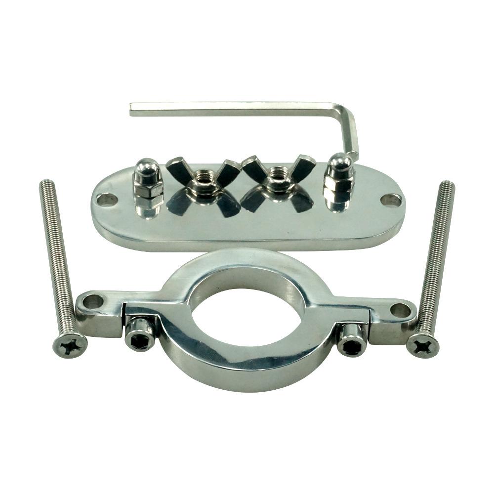 Ss022 Metal Stainless Steel Scrotum and Testes Squeezing Machine Male Fixture Stimulation Sex Toys