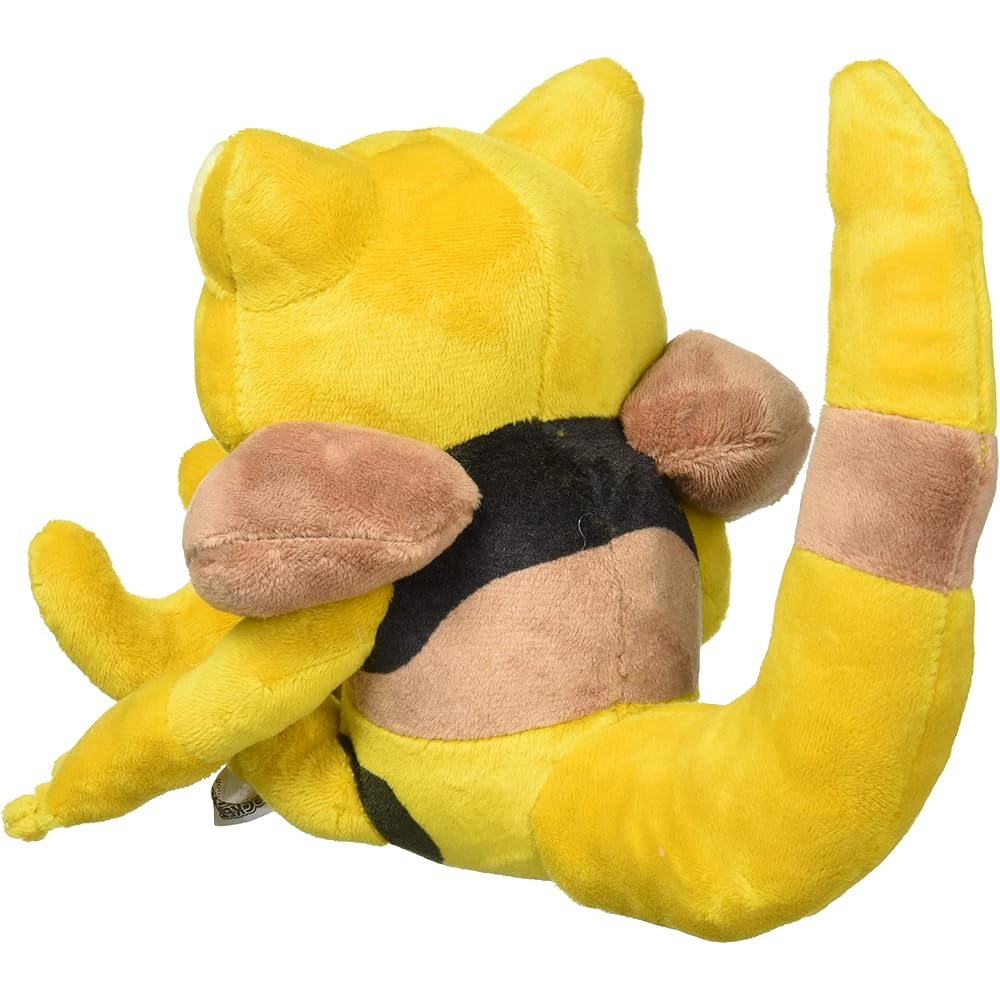Sanei Boeki Pokemon All Star Collection Kadabra Plush Toy 13.5x17x19cm Soft Stuffed Animal