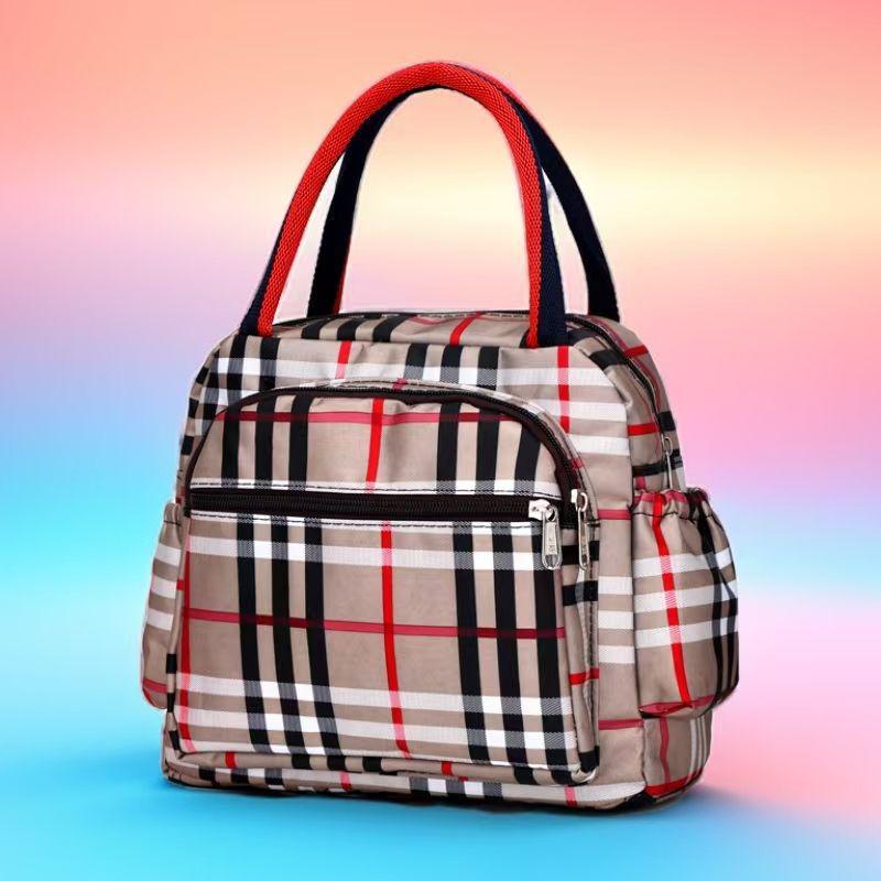 2025 High-End Multi-Pocket Floral Women's Tote Handbag